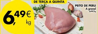 Pingo Doce Peito de Peru a granel 1kg promoção
