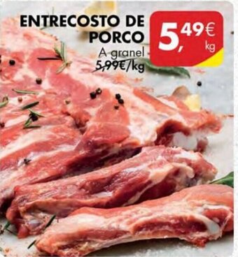 Pingo Doce Entrecosto de Porco 1kg promoção