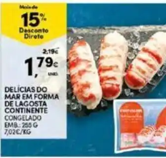 Delicias do Mar em Forma de Lagosta Continente 255g