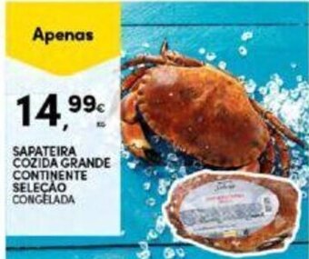 Continente Sapateira Cozida grande Continente Selecao promoção
