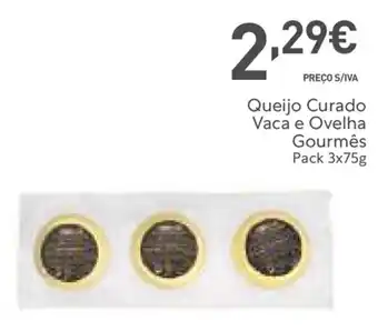 Recheio Queijo Curado Vaca e Ovelha Pack 3x75kg promoção