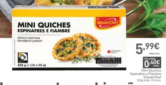 Recheio Mini Quiches 825g promoção