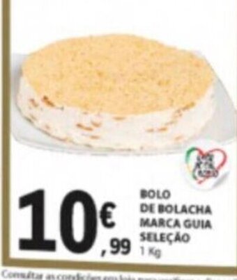 E.Leclerc Bolo de Bolacha Marca Guia Selecao 1kg promoção