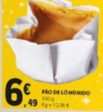 E.Leclerc Pao de Lo Humido 500g promoção