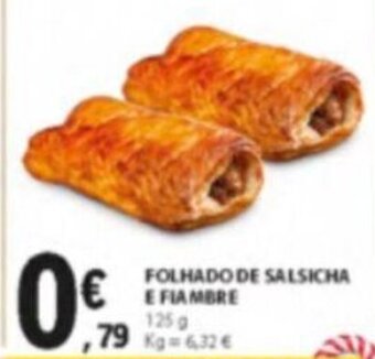 E.Leclerc Folhado de Salsicha e Fiambre 125g promoção