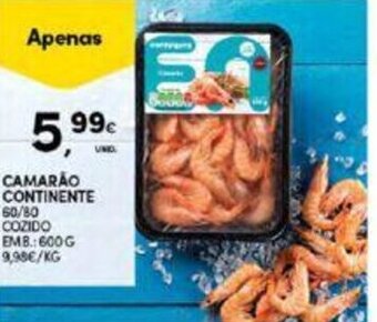 Camarao Continente 60/80