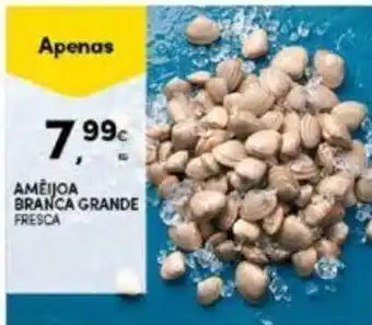 Continente Ameijoa Branca grande 1kg promoção