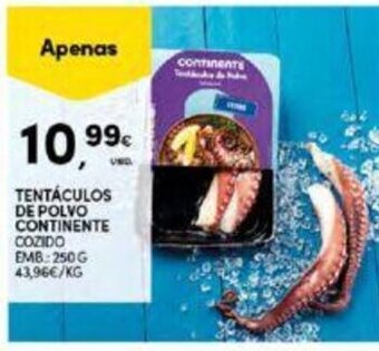 Continente Tentaculos de Polvo Continente 250g promoção