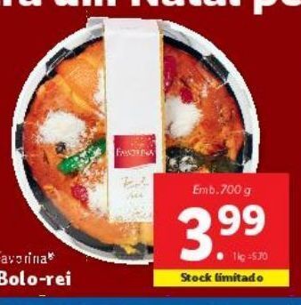 Lidl Bolos favorina promoção