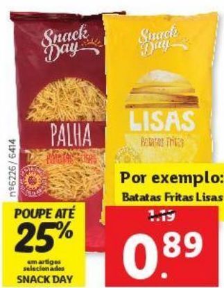 Lidl Salgadinhos snack day promoção