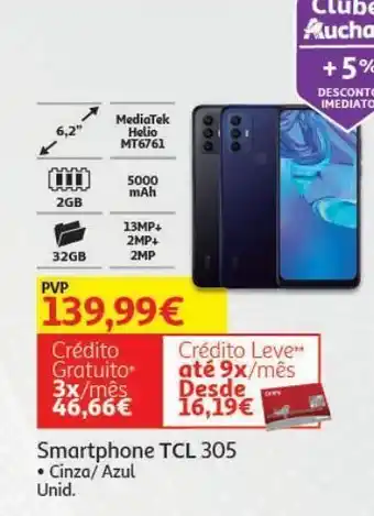 Auchan Smartphone tcl promoção