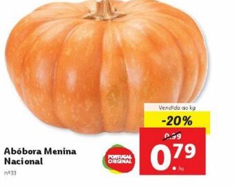 Lidl Abóbora promoção