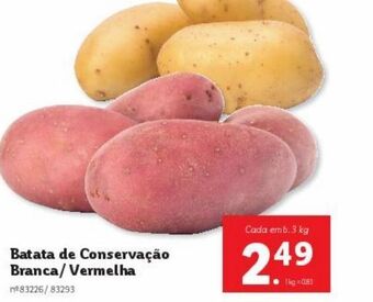 Lidl Batatas promoção