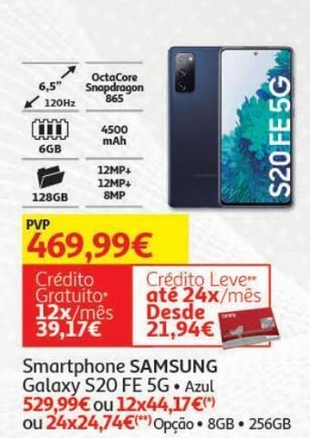 Auchan Smartphone samsung promoção
