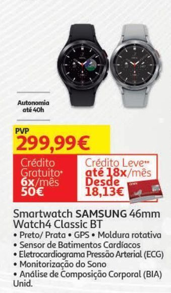 Auchan Smartwatch samsung promoção