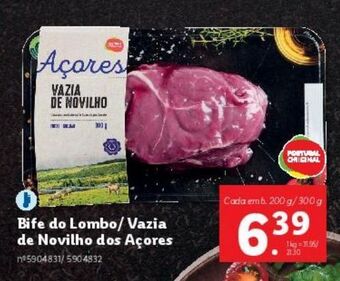Lidl Bife novilho promoção