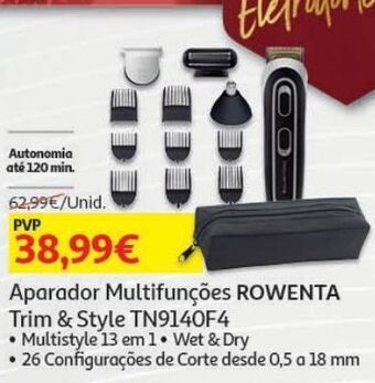 Auchan Aparador multifunções rowenta trim & style tn9140f4 promoção