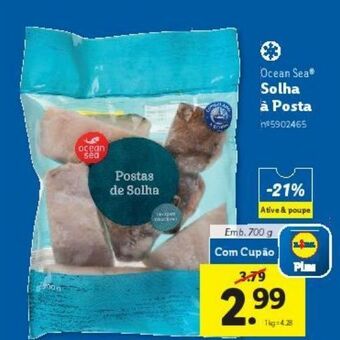 Peixe congelado ocean sea