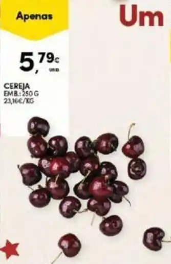Continente Cereja 250g promoção