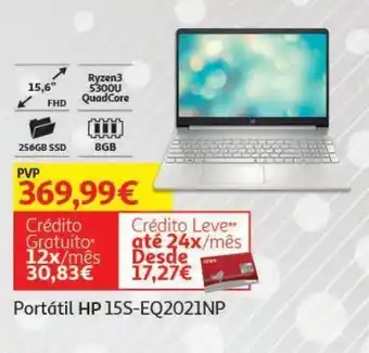 Auchan Portátil hp 15s-eq2021np promoção