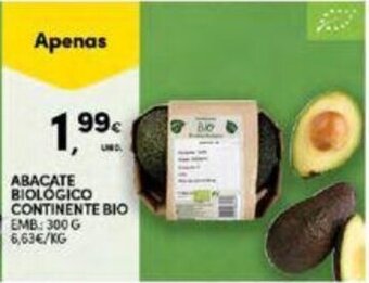 Continente Abacate Biologico Continente Bio 300g promoção