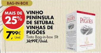 Pingo Doce Vinho Peninsula de Setubal Vinhas de Pegoes promoção