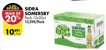 Pingo Doce Sidra Somersby 15x20cl promoção