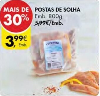 Postas de Solha 800g