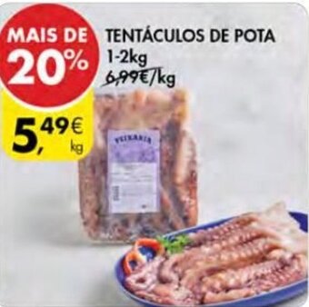 Pingo Doce Tentaculos de Pota 1-2kg promoção