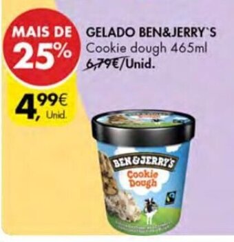 Pingo Doce Gelado Ben & Jerry's 465ml promoção