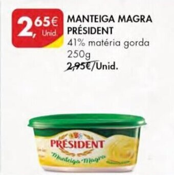 Pingo Doce Manteiga Magra President 250g promoção
