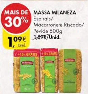 Pingo Doce Massa Milaneza 500g promoção