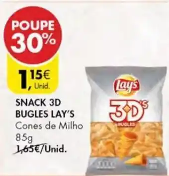 Pingo Doce Snack 3D Bugles Lay's 85g promoção