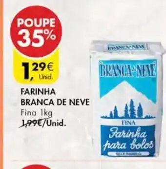Pingo Doce Farinha branca de Neve 1kg promoção