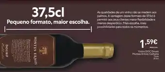 Vinho DOC Douro Montes Ermos Colheheita Tinto 37,5cl
