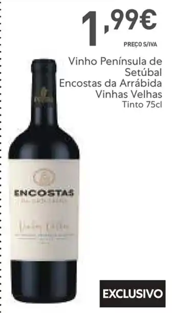 Vinho Península de Setúbal Encostas da Arrábida Vinhas Velhas Tinto 75cl