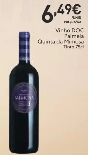 Recheio Vinho DOC Palmela Quinta da Mimosa Tinto 75cl promoção