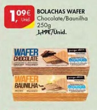 Pingo Doce Bolachas Wafer 250g promoção