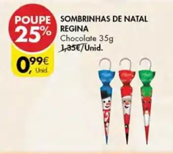 Pingo Doce Sombrinha de Natal Regina 35g promoção