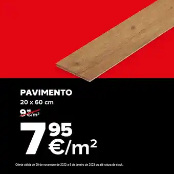 Brico Depôt Pavimento 20x60cm promoção