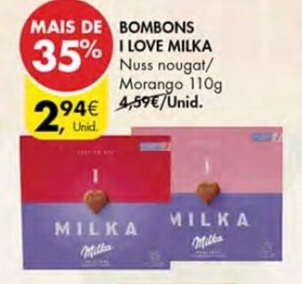 Pingo Doce Bombons I Love Milka 110g promoção