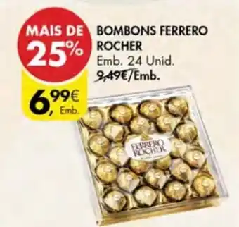 Pingo Doce Bombons Ferrero Rocher 24 unid promoção