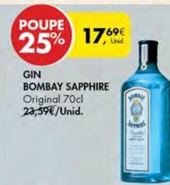 Pingo Doce Gin Bombay Sapphire 70cl promoção