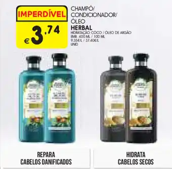 Meu Super Champô/ Condicionador/ Óleo Herbal 400ml/100ml promoção