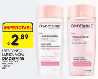 Meu Super Leite/Tónico Limpeza Facial Diadermine 200ml promoção
