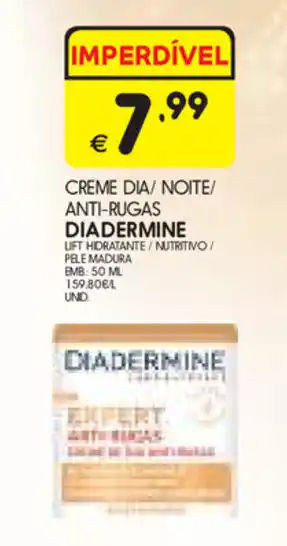 Meu Super Creme Dia/Noite/Anti-Rugas Diadermine 50ml promoção