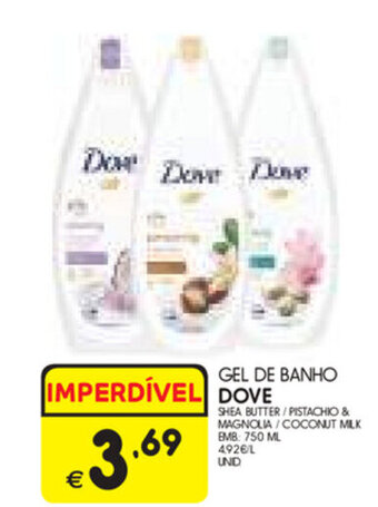 Meu Super Gel de Banho Dove 750ml promoção