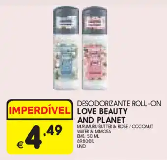 Desodorizante Roll-On Love Beauty and Planet 50ml