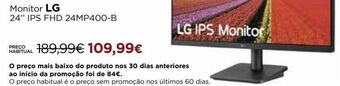 El Corte Inglés Monitor lg promoção