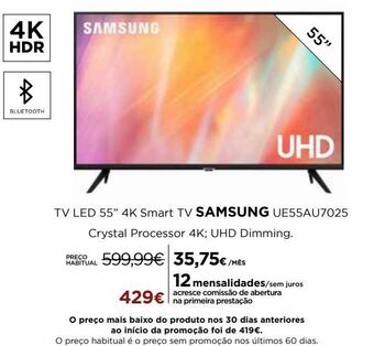 El Corte Inglés Smart tv samsung promoção